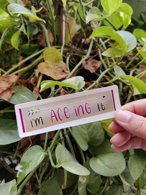 I am Ace-ing it sticker